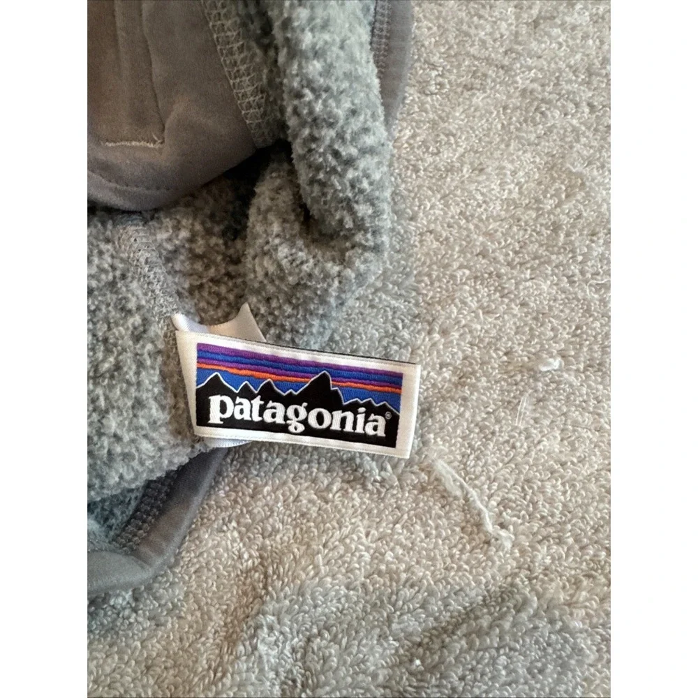 Patagonia Better Sweater Jacket Kids Large 12 Gray Full Zip Fleece 65460